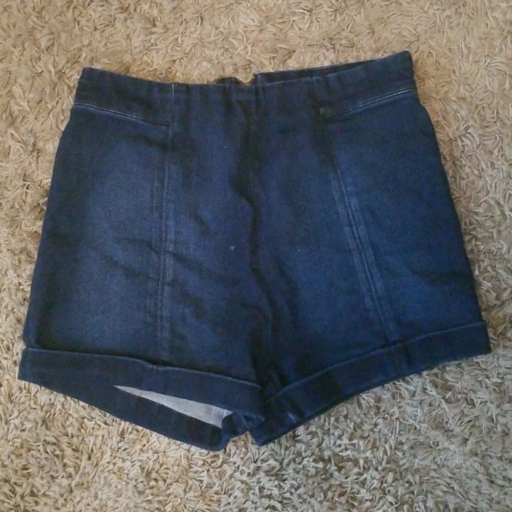 High waisted Jean shorts
